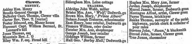Post Office directory for 1834