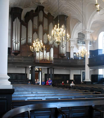 Interior of St Martin in the Fields