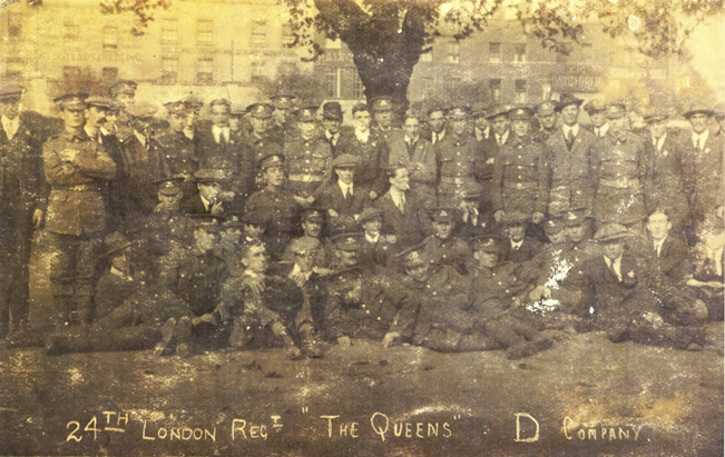 24th London Regiment, Kennington Park 1914