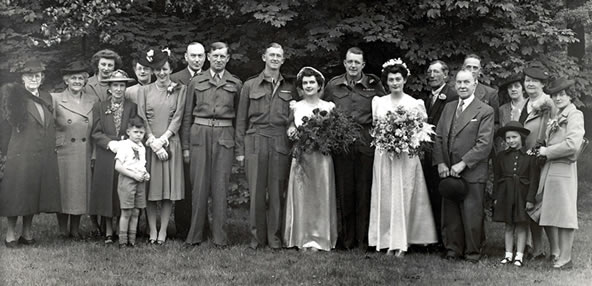 Wedding of Jessie Hilditch and Jimmy Bailey 8 June 1946