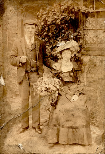 Wedding of Soph Newbury and Percy Morris 22 March 1903