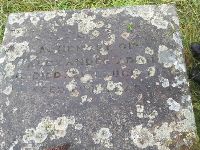 Alexander Adam gravestone