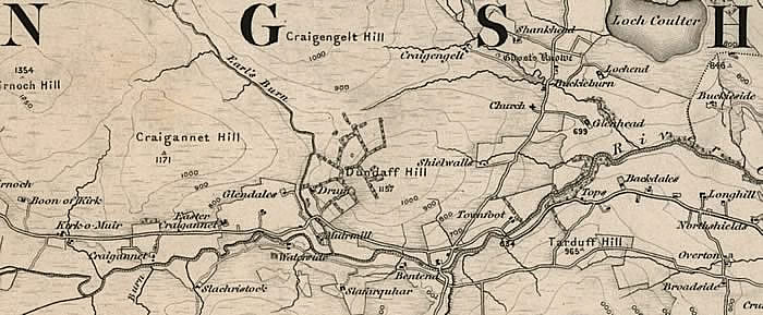 Map of Kirk O'Muir