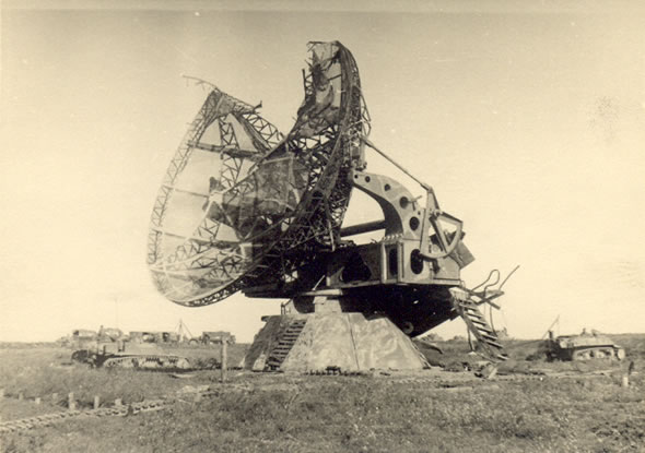 German radar at Evrecy Airfield