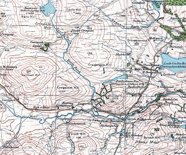 General map of the Carron valley